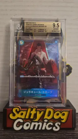 BGS 9.5 Dracule Mihawk OP01-070 Alternate Art Romance Dawn One Piece Japanese - Image 1