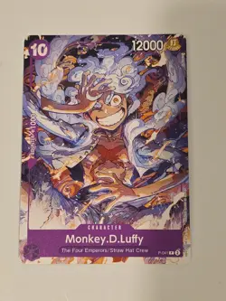 Monkey.D.Luffy P-041 Starter Deck 18: PURPLE Promo Gear 5 One Piece - Image 1
