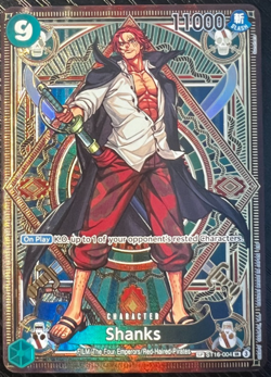 One Piece TCG ST16-004 [SP] (Shanks) A Fist of Divine Speed (OP11) NM Foil - Image 1