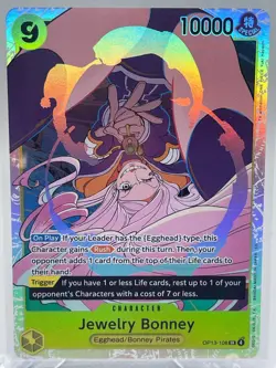 2025 One Piece Carrying on His Will JEWELRY BONNEY OP13-108 SR ENGLISH - Image 1