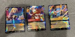 EPCOT Disney Lorcana Magical Places Stitch Rapunzel Donald Duck Promo Cards - Image 1