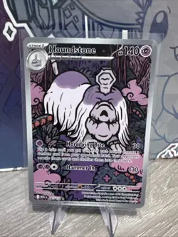 Pokemon TCG Mega Evolutions Houndstone Illustration Rare Holo Card 145/132 - Image 1