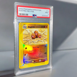 PSA 9 Dugtrio 10/165 Expedition Base Set Reverse Holo 2002 Mint Pokemon Card - Image 2