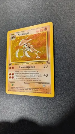 Pokemon 1st Edition Kabutops Holo Rare Unlimited Card 9/62 Fossil, FRENCH, LP - Image 2