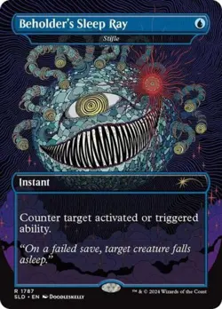 MTG English Beholder's Sleep Ray - Stifle NM Normal Secret Lair - Image 1