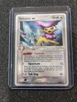 Delcatty EX 91/100, Ultra Rare Holo Pokemon Card, 2006 Crystal Guardians, MP - Image 1