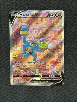 NM Machamp V 172/189 Astral Radiance Alternate Art Holo Pokemon Card - Image 1