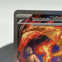 Pokemon TCG Team Rockets Moltres EX Destined Rivals Card 229/182 SIR NM - Image 5