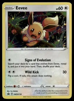 Eevee - SWSH118 SWSH: Sword & Shield Promo Cards Pokemon TCG - Image 1