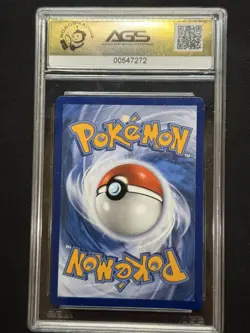 AGS 9.5 MINT+ Mega Gengar Ex 056/094 HOLO RARE Phantasmal Flames Pokemon Card - Image 3