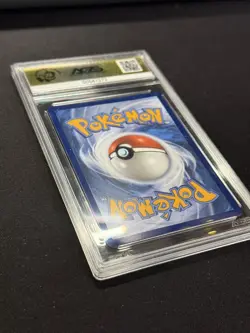 AGS 9.5 MINT+ Mega Gengar Ex 056/094 HOLO RARE Phantasmal Flames Pokemon Card - Image 4