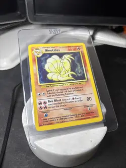 Pokemon TCG Ninetales Base Set Holo Unlimited Rare Card 12/102 - Image 2