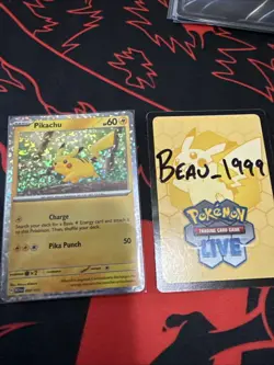 Pokemon TCG Confetti Holo Rare Pikachu Card 006/015 McDonald's 2023 Promo NM - Image 1