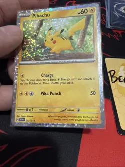 Pokemon TCG Confetti Holo Rare Pikachu Card 006/015 McDonald's 2023 Promo NM - Image 2