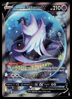 Pokemon Card - Galarian Articuno V Chilling Reign 170/198 Alternate Full Art - Image 1