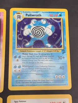 Vintage Holo Rare Pokemon Card Lot Fossil, Base Set, Neo Genesis/Discovery MP/HP - Image 4