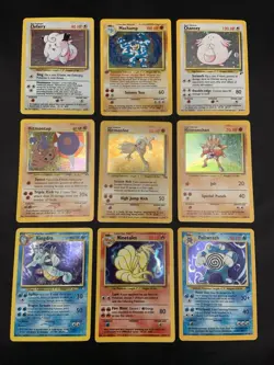 Vintage Pokemon Cards Rare Holo Lot WOTC MP/HP Hitmonlee, Hitmonchan, Hitmontop - Image 1