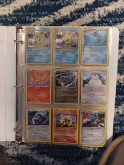 Pokemon TCG 90 Card Holo and Reverse Holo Cards Various Sets With Binder - Image 1