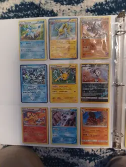 Pokemon TCG 90 Card Holo and Reverse Holo Cards Various Sets With Binder - Image 2
