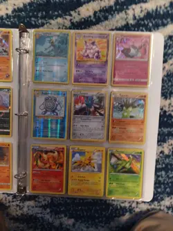 Pokemon TCG 90 Card Holo and Reverse Holo Cards Various Sets With Binder - Image 3