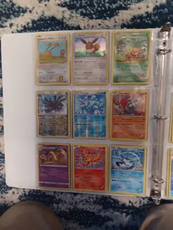 Pokemon TCG 90 Card Holo and Reverse Holo Cards Various Sets With Binder - Image 4
