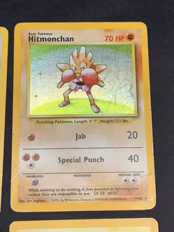 Vintage Holo Rare Pokemon Cards WOTC 1999 Base Set, Jungle, Fossil MP/HP Raichu - Image 4