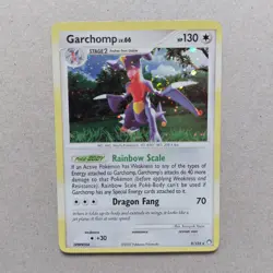 Garchomp 9/123 Holo Rare Mysterious Treasures Pokemon TCG DP 2007 Nintendo Card - Image 1