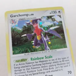 Garchomp 9/123 Holo Rare Mysterious Treasures Pokemon TCG DP 2007 Nintendo Card - Image 3