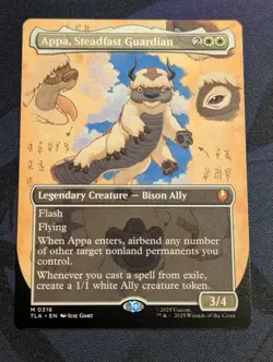 Appa, Steadfast Guardian (Borderless) Avatar: The Last Airbender Regular - Image 1