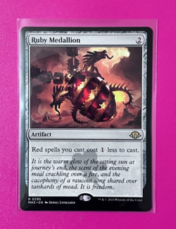 *Ruby Medallion* -Modern Horizons 3 (MH3) #295- Near Mint - Regular Rare - - Image 1