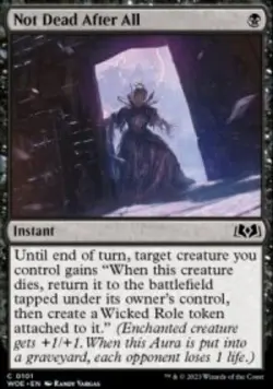 Not Dead After All Wilds of Eldraine (WOE) 101 MTG Regular - Image 1