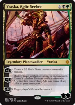 1x Vraska, Relic Seeker Heavy Play MTG Magic - Kid Icarus - - Image 1