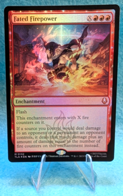 x1 Fated Firepower (Foil) Avatar: The Last Airbender - Enchantment - #132 - Image 1