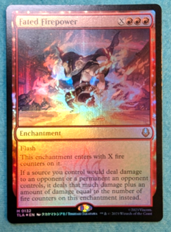 x1 Fated Firepower (Foil) Avatar: The Last Airbender - Enchantment - #132 - Image 2