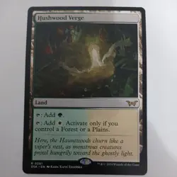 MTG Rare Hushwood Verge Magic the Gathering Duskmourn House of Horror Regular NM - Image 1