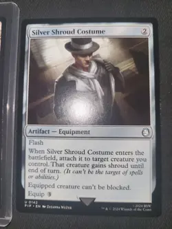 Silver Shroud Costume Universes Beyond: Fallout MTG EX/NM - Image 1