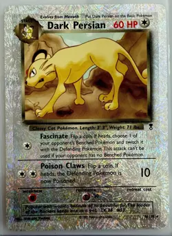 2002 Pokemon Legendary Collection Dark Persian Reverse Holo #6/110 LP/MP - Image 1