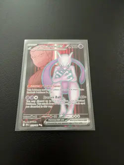 Team Rocket's Mewtwo EX 213/182 Ultra Rare Destined Rivals Pokemon TCG - Image 3