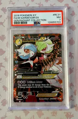 M Gardevoir EX RC31/RC32 Pokemon TCG XY Generations Radiant Collection PSA 7 NM - Image 1