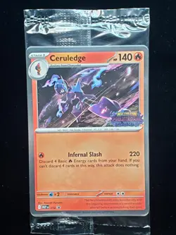 Pokemon TCG - Phantasmal Flames - STAFF Prerelease Promos Full Set of 4 SEALED - Image 1