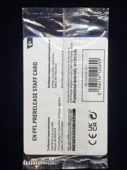 Pokemon TCG - Phantasmal Flames - STAFF Prerelease Promos Full Set of 4 SEALED - Image 2