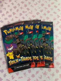 Pokemon 2024 Halloween Trick or Trade Booster ( 4 Pack ) - Image 1