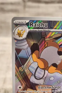 Pokemon TCG - Raichu - 211/193 Paldea Evolved - Illustration Rare Full Art Holo - Image 4