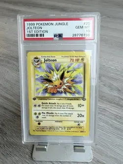 1999 Pokemon Jungle #20/64 JOLTEON PSA 10 GEM MINT - Image 1