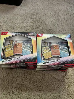 Pokemon TCG Scarlet & Violet 8.5 Prismatic Evolutions Poster Collection 12 Boxes - Image 1