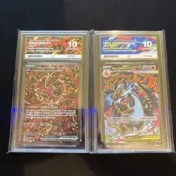ACE 10 Pokemon TCG Mega Charizard X ex 023 & Oricorio ex 024 UPC Promo - Image 1