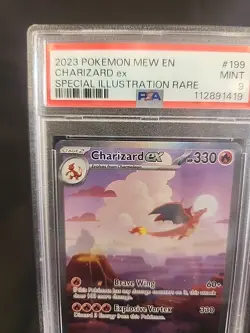 2023 Pokemon NEW EN Special Illustration Rare #199 Charizard ex Mint PSA 9 - Image 2