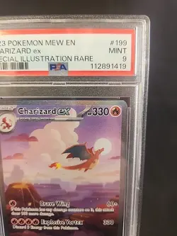 2023 Pokemon NEW EN Special Illustration Rare #199 Charizard ex Mint PSA 9 - Image 3