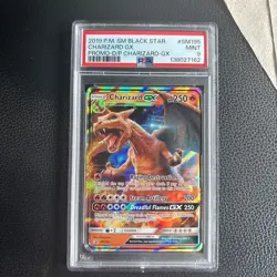 Pokemon TCG Charizard GX SM195 Detective Pikachu Promo Holo PSA9 - Image 1