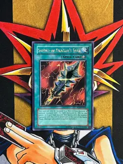 PCJ-EN003 Sword's Of Dragon's Soul Prismatic Secret Rare NM Yugioh Card - Image 1